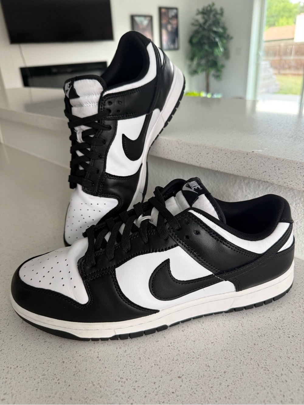 Nike Dunk Low Black White Panda Mens Size 11 - Picture 9 of 10